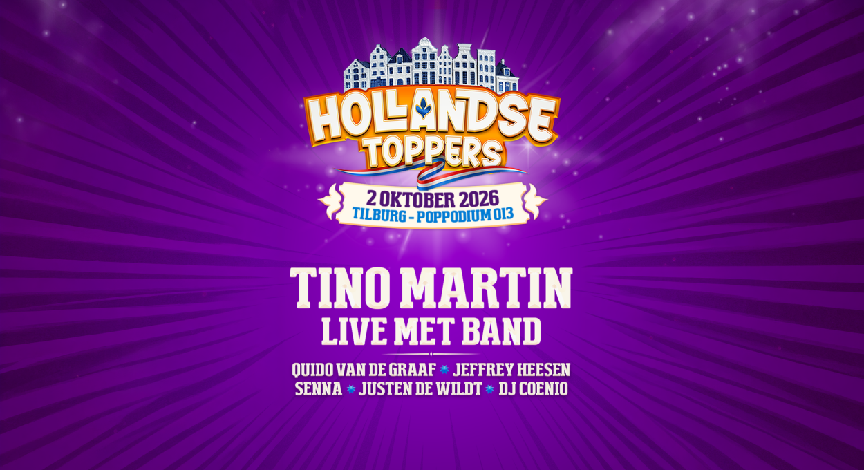 Tino Martin: Live met band in 013, Tilburg