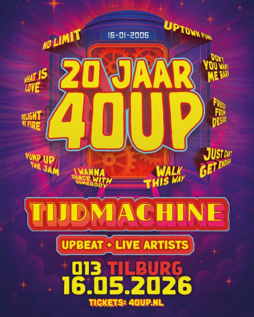 TIJDMACHINE 20 jaar 40 UP 4x5
