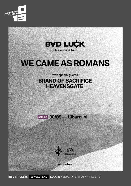 B2 We Came As Romans Sold Out